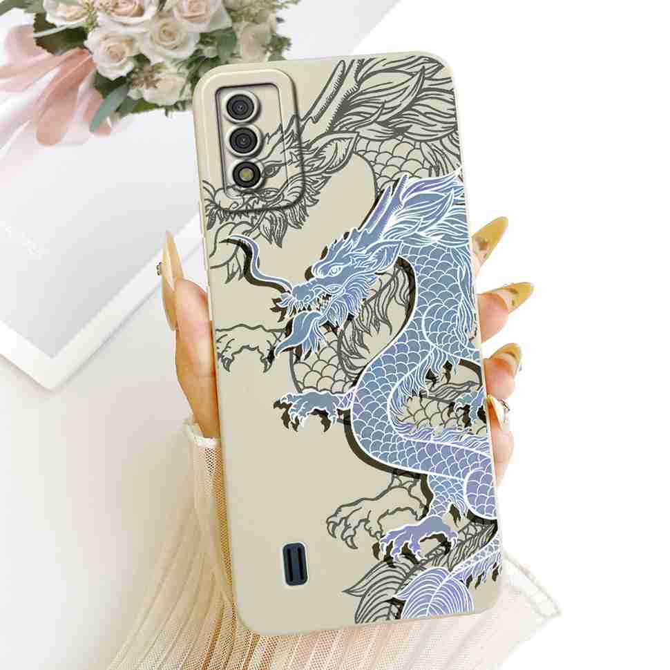 For Itel A26 Case Retro Flame Flowers Silicone Back Cover For Itel A26 ITEL A26 Shockproof Mobile Phone Cases Bumper