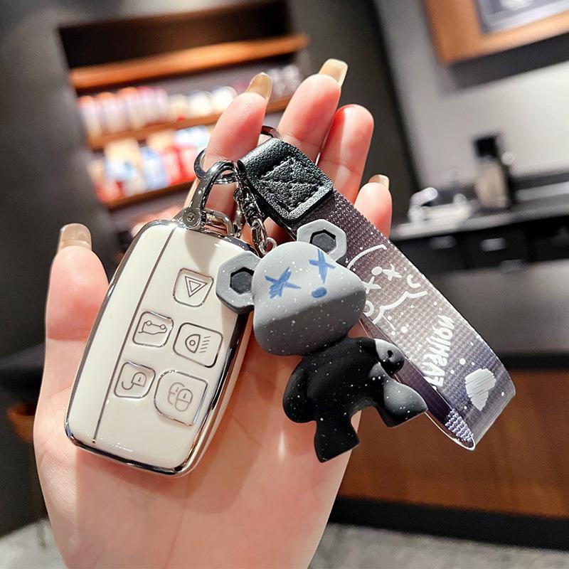 

Для Land Rover Чехол для ключа Discovery Sport Range Rover Evoque Freelander Defender Jaguar Чехол с пряжкой