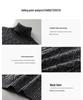 Men's Autumn/Winter 2025 Casual Warm High Collar Chunky Knit Sweater Plus Size Loose Knitwear