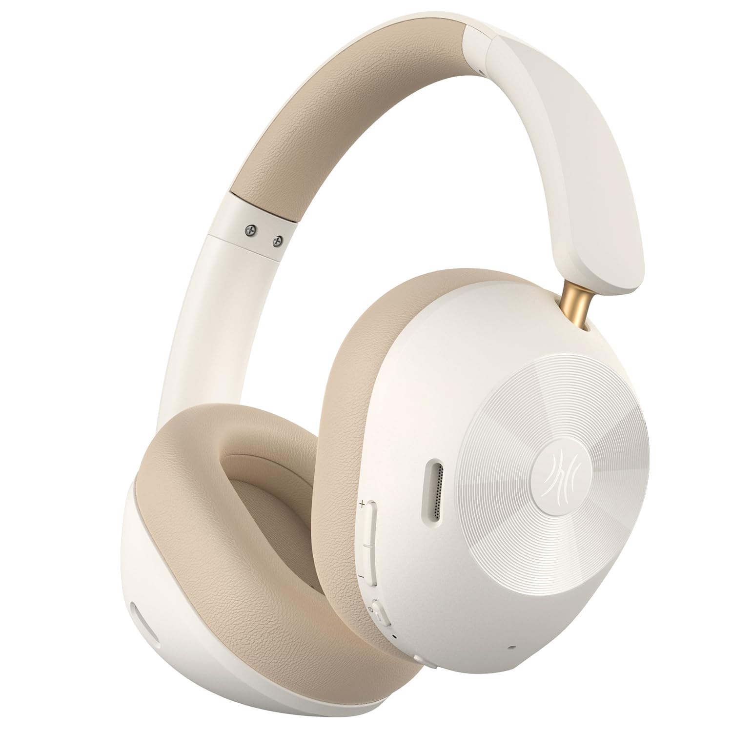 

OneOdio A5 Bluetooth Wireless LDAC Up to 75 Hours of Music Fast Low Latency Ambient Sound White Noise-Canceling Headphones, 5.4 Headphones, Support, білий