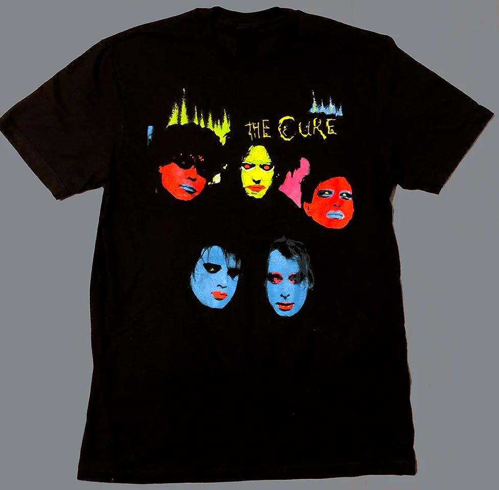 The Cure In Between Days T Shirt Men Gothic Rock New Wave Band Graphic Tee Vintage Music Merch Cotton Double Sided Tops