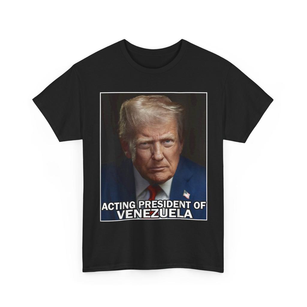 Trump Waarnemend President van Venezuela Grappig T-shirt