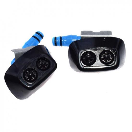 1Pair Headlight Washer Jet Nozzle For Saab 9-3 2004-2011 Opel Vectra C 2004-2008