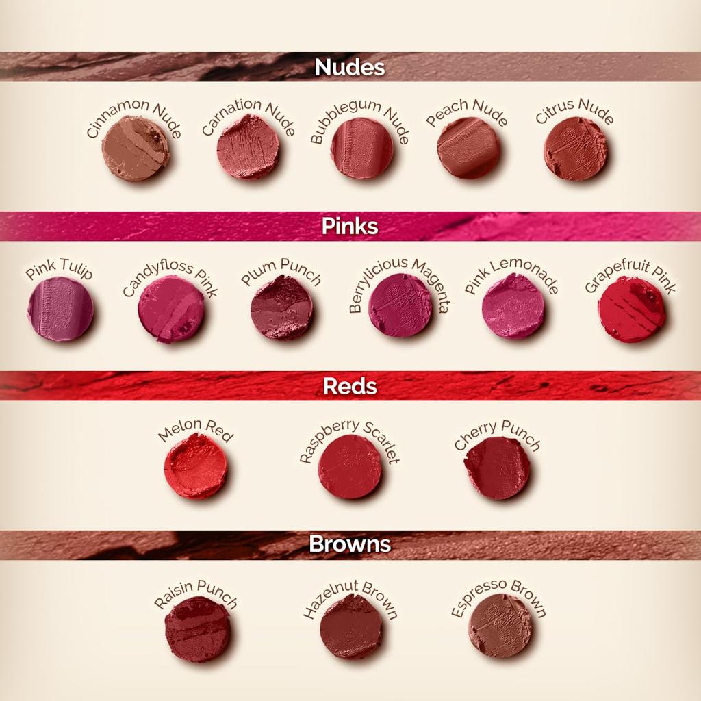 Mamaearth Moisture Matte Longstay Lipstick 2g Pack of 1 - Smudge Proof Pink Grapefruit Lip Color