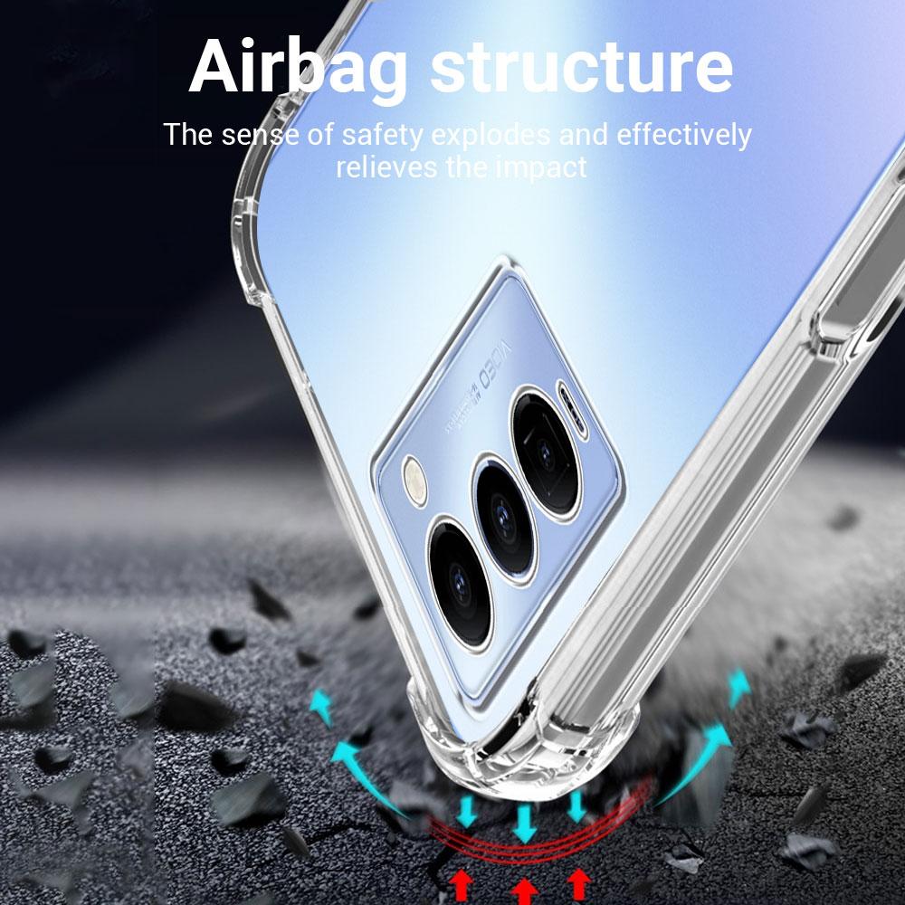 Shockproof Airbag TPU Case For Tecno Camon 18 Premier Coque Clear Soft Silicone Phone Case for Tecno Camon 18 18P Protect Cover