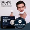 50g/Box Shaving Beard Soap Nourish Cleaning Lightweight Practical Refreshing Skin Men for Home