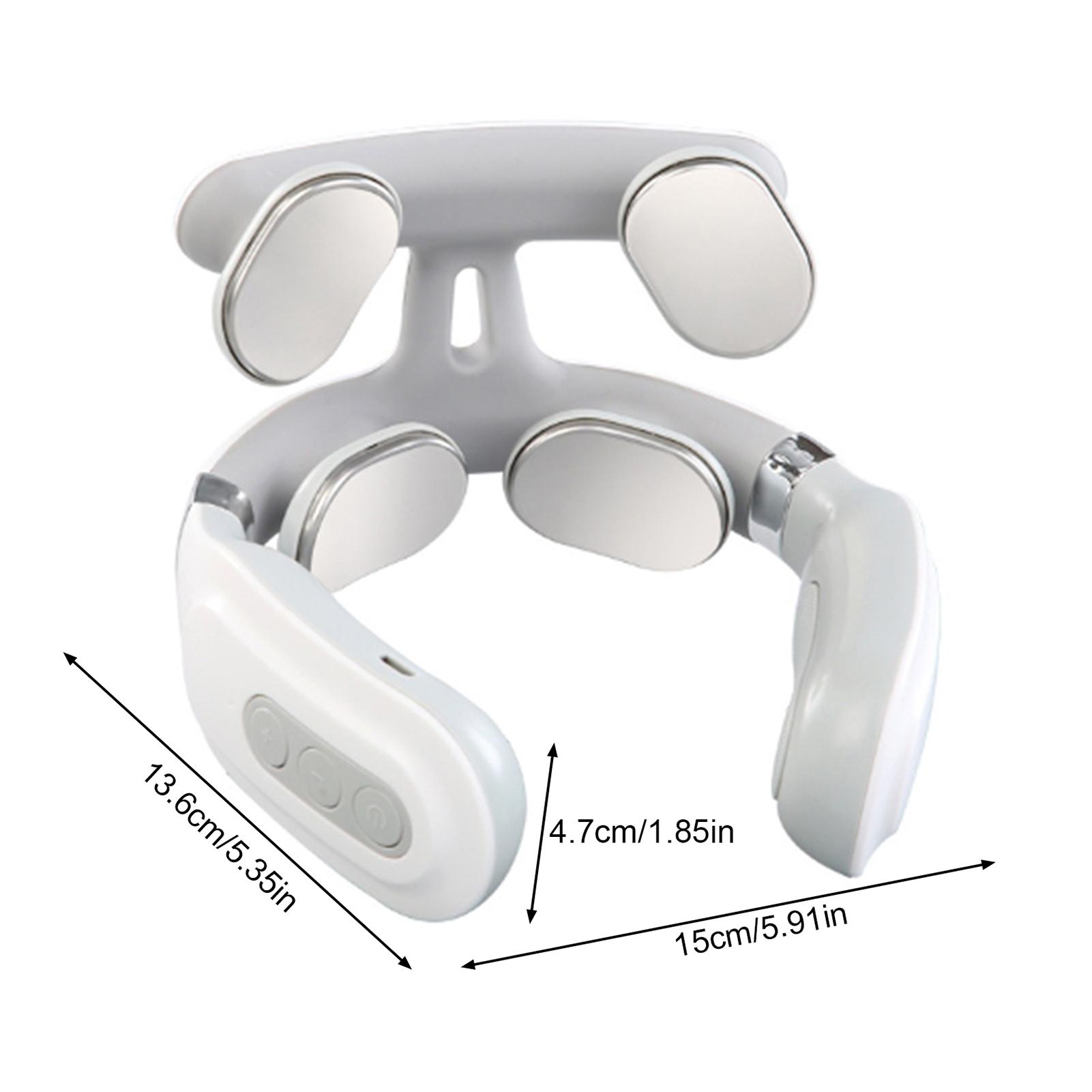 

Electric Neck Massager With Heat Usb Charging 6 Mode Massager Constant Temperature Neck Massager Neck Protector For Muscle Relax