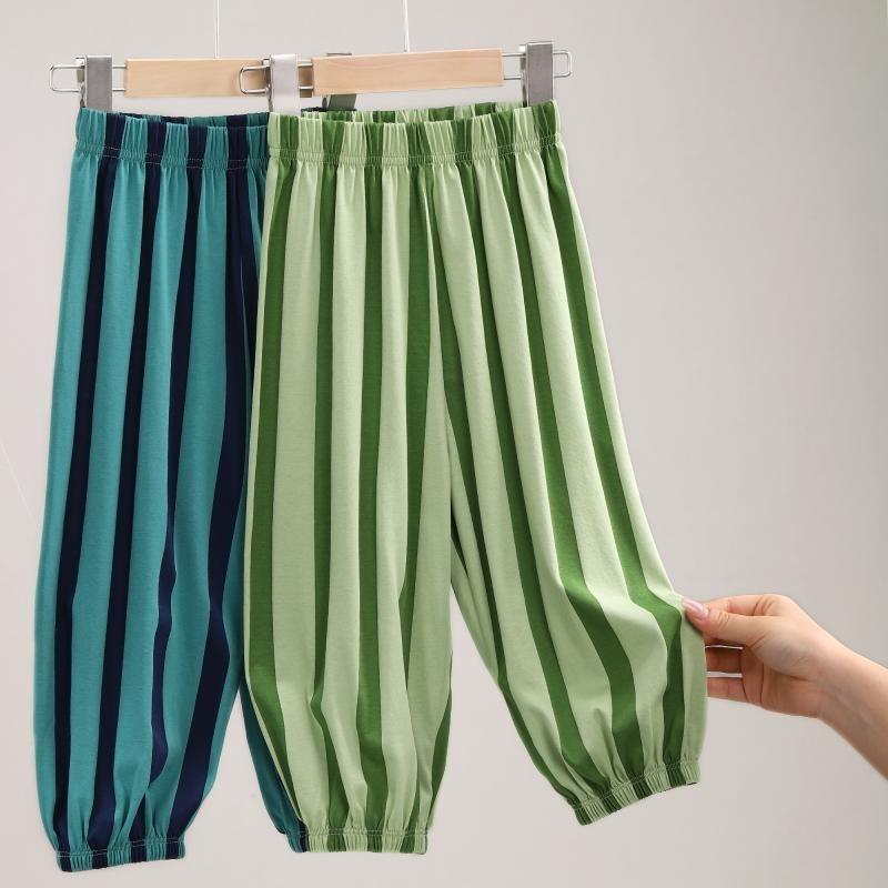 

New Thin Mosquito Proof Pants for Boys Summer Thin Men s Leg Binding Pants 140