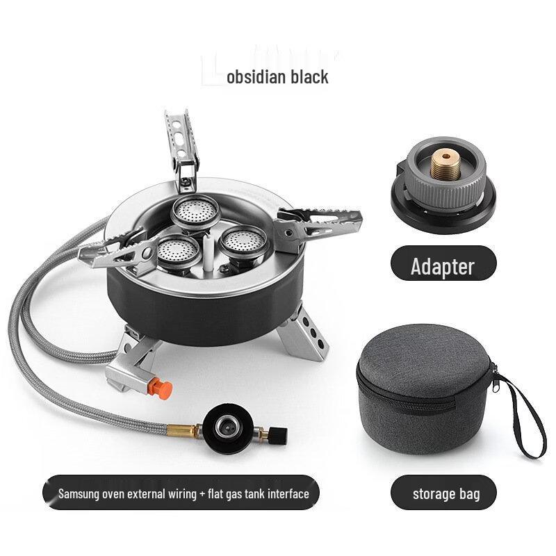 ZISIZ Portable 6800W Triple-Core Camping Stove