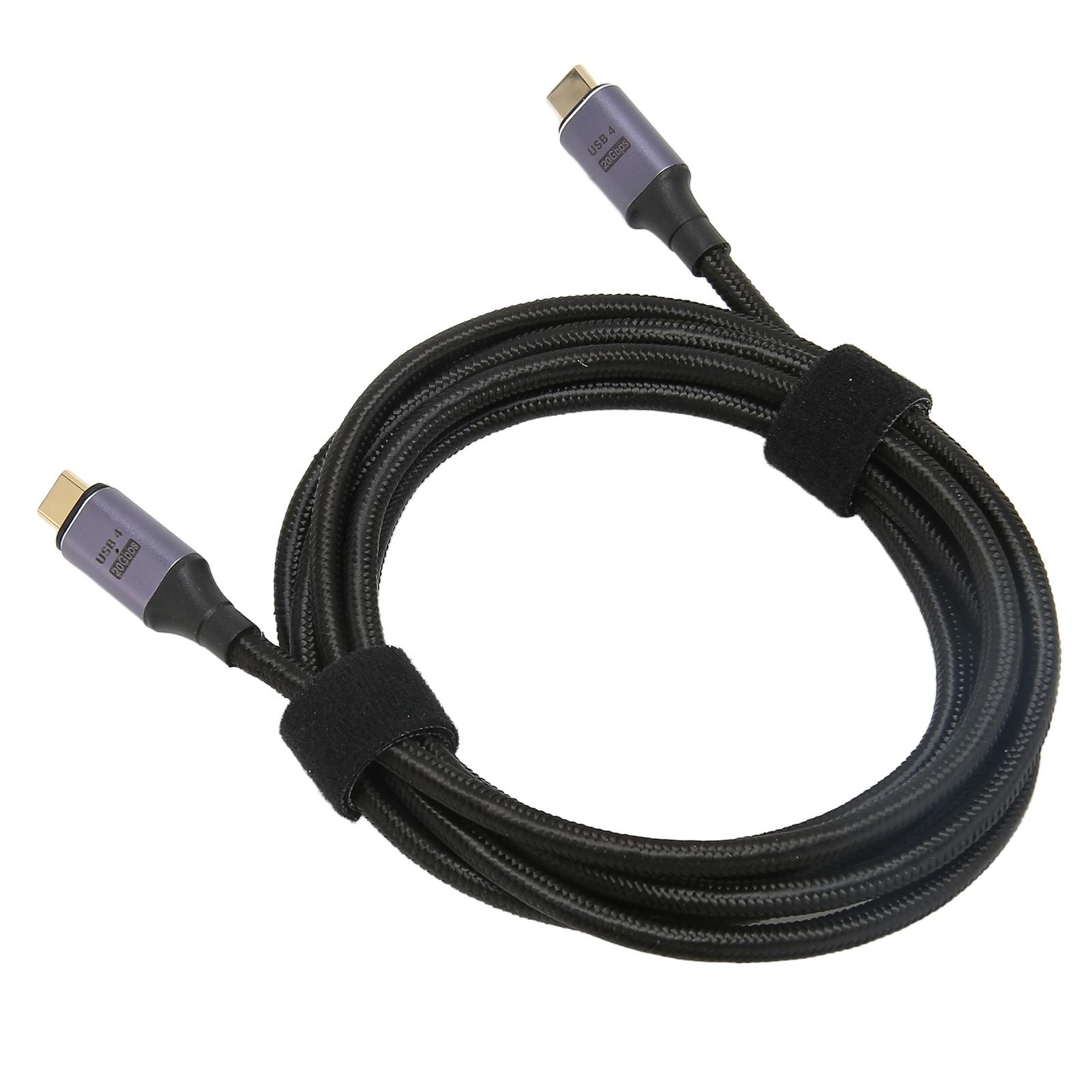 

Кабель USB C — USB C Многофункциональный 8K 60 Гц Высокоскоростной 20 Гбит/с PD 100 Вт Быстрая зарядка USB 4.0 Магнитный