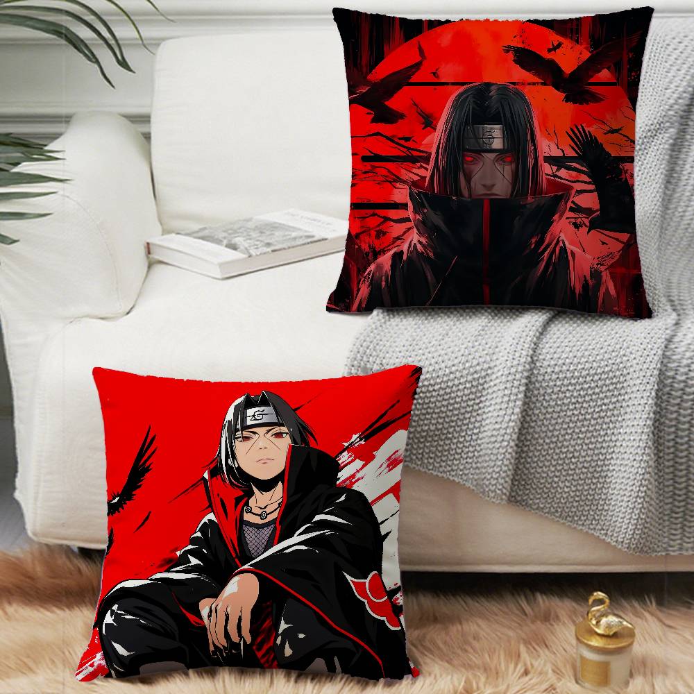 Uchiha I-ItachiS Pillow Case Sofa Decorative Home Double-sided Print Plush Square Throw Pillow Covers Cushion Decor Cover