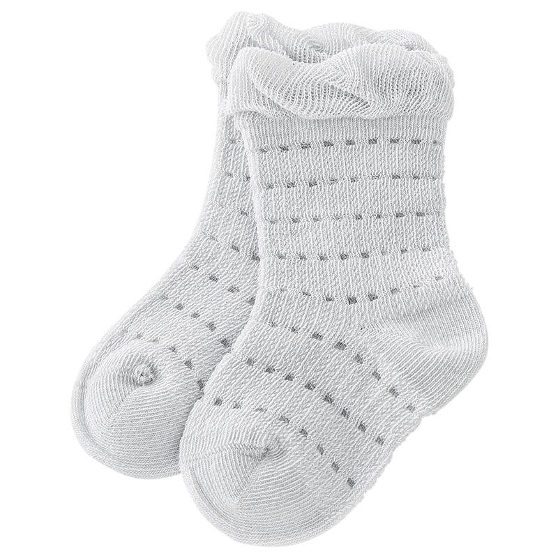 Unisex Baby Breathable Mesh Mid-Calf Socks 66