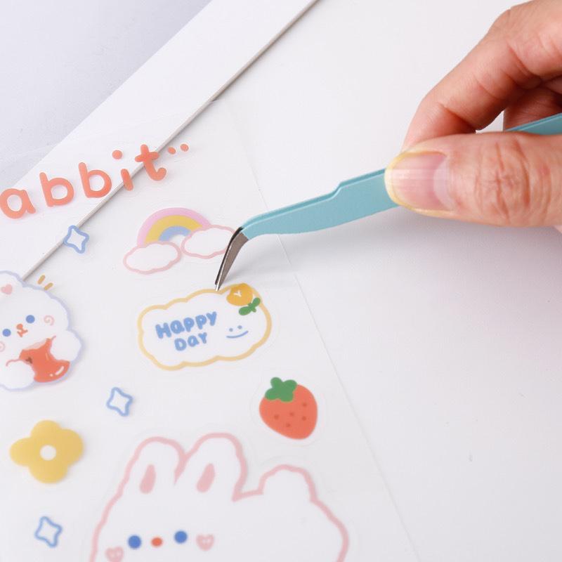 2Pcs/Set Anti-Static Elbow And Straight Stainless Steel Tweezers Cake Mold Sugarcraft Tool For Kitchen Bakeware Decoration