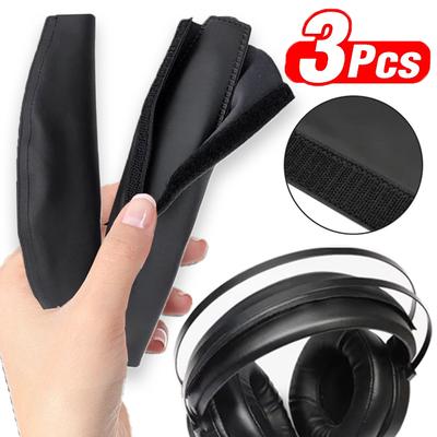 1-3PCS Universal Headphone Headband Cover Soft Comfortable Replacement Headset Pads Premium PU Leather Head Beam Protective Case