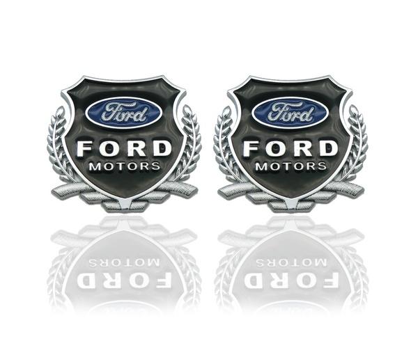 1PCS Car Metal Badge Sticker Body Trunk Decoration For Ford Mustang S-Max C-Max B-Max ST Racing Mondeo Kuga Escort Falcon Tierra