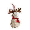 Christmas Sculpture Reindeer Figurine Ornament for Table Centerpieces Housewarming