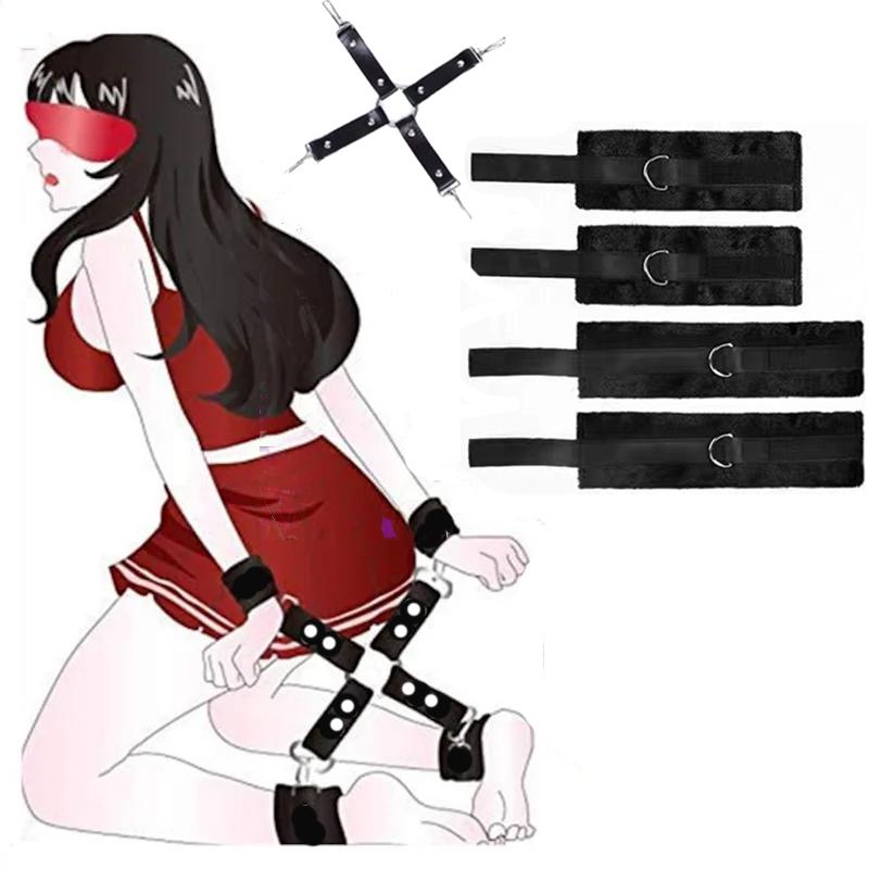 Couple Handcuffs  Bondage Restraints Erotic Accessories Women SM Slave Role Playing Ankle Cuffs Sex Products Adult Sex Toys