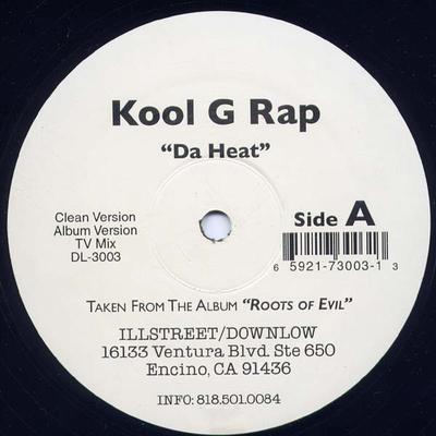 12-Zoll Schallplatte KOOL G RAP - Da Heat DL3003 Illstreet / Dow 1998 US Rap & Hip-Hop/R&B Gebraucht