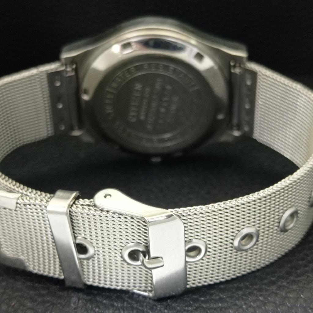 CITIZEN AUTOMATIC 8200 JAPAN MENS VINTAGE GOLDEN COLOR DIAL WATCH a702755-1 R210-a702755