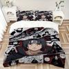 Naruto Vs Itachi Clash Shadows Print 3Pcs Bedding Setduvet Cover With 2 Bedropillowcase Home Birthday Gift