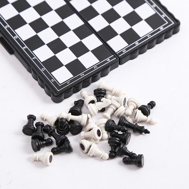 Brangdy Portable Foldable Magnetic Wooden Chess Set
