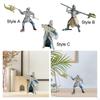 European Knight Models Toy Ornament Desktop Decor Miniature Painted Archaic s Medieval Action