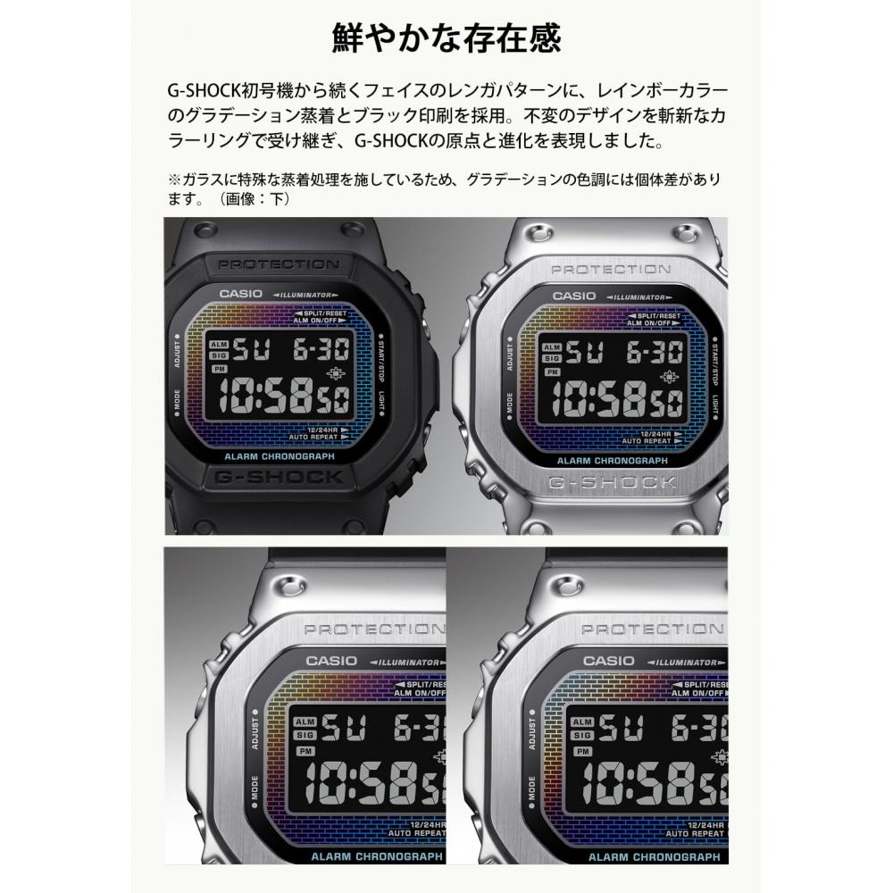 G-SHOCK [Casio] Zegarek wykonany z plastiku z biomasy DW-5600RW-1JF męski czarny