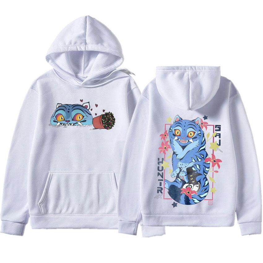 KPop Demon Hunters Derpy Tiger Hoodie Harajuku Fashion Pullovers Men's Women Clothing Oversized Aesthetic Sweatshirt