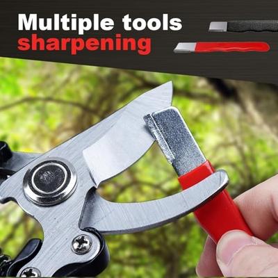 Multifunctional Outdoor Knife Scissors Garden Shears Fruit Branch Shears Whetstone a Variety of Tools Suitable for Sharpening Portable Knife Sharpener