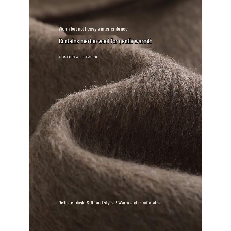 Women's Reversible Collar Double-faced Wool Winter Coat