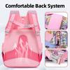 SCIONE New Cute Children's Backpack Cartoon Printed LABUBU Children's Lightweight Waterproof and Wear-resistant Backpack