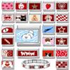 Pulsera de Encanto de Animales Lindos Perros Gatos Ovejas Nadando Apta para Pulsera de 9 mm Acero Inoxidable Eslabones Italianos Haciendo Joyas DIY