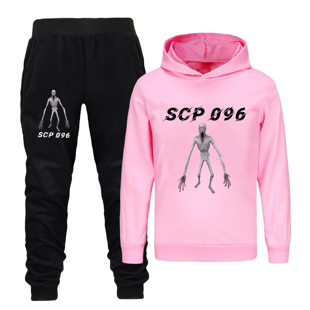 Shy Guy Fondazione SCP Fantascienza Tuta per Bambini Felpa+Pantaloni Set Tuta per Neonate Abbigliamento per Bambini