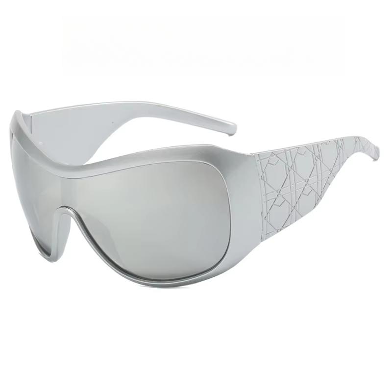 Y2k Veľký Rám Dámske Módne Slnečné Okuliare Punkové Športové Hip Hop Retro Štýl Vhodné na Street Po Doplnky