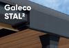 Kolano 72° Galeco Stal2 80X80Mm Grafit Ral7015