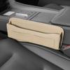 PU Leather Car Seat Gap Organizer Auto Pocket Seat Crevice Storage Box For Porsche 911 Taycan Panamera Cayenne Boxster Cayman FU3
