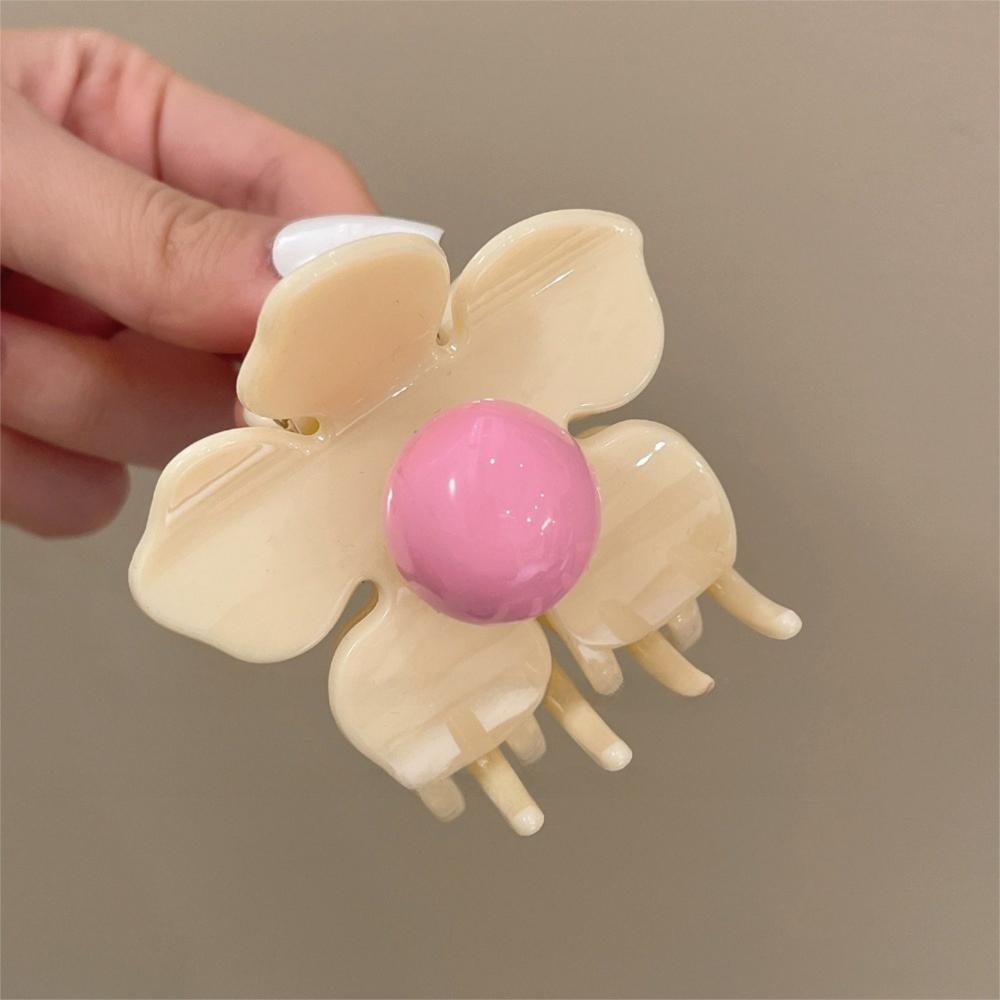 Hairpin Hair Crab Clip Plastic Plastic Shark Clip Fashion Flower Hair Claw Female