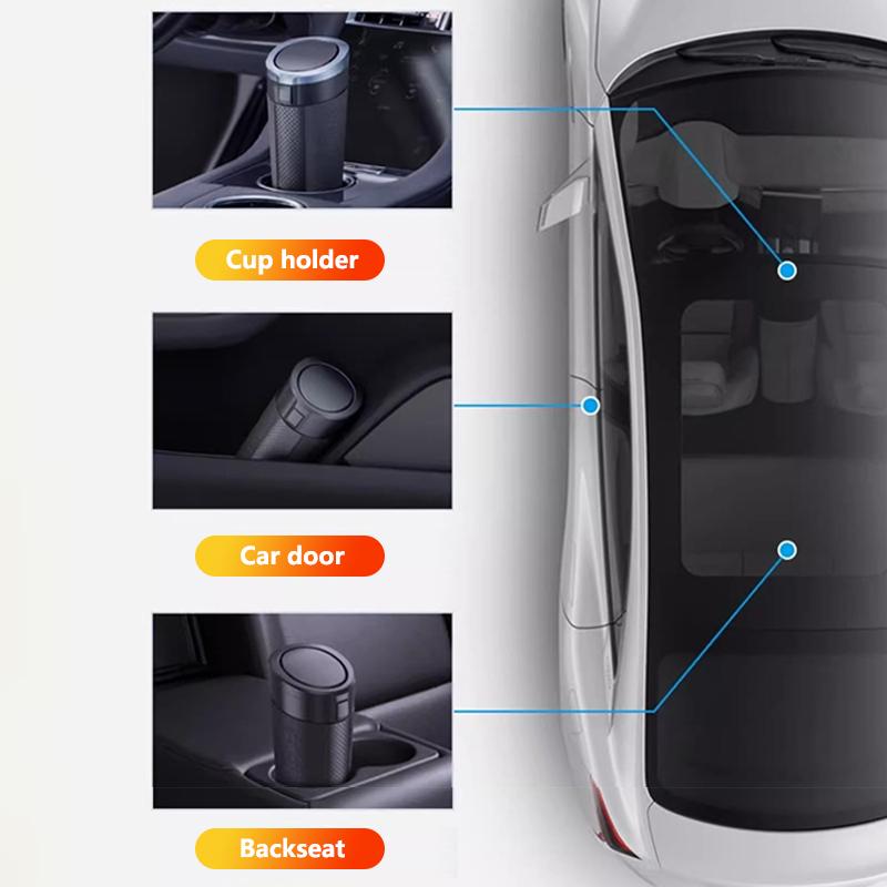 Uniwersalny kosz na śmieci do samochodu Mini organizer na kurz do auta Wewnętrzna torba na śmieci Pojemnik na śmieci Pudełko do przechowywania Pojazdowy kosz na śmieci