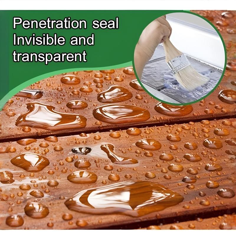 Transparent Waterproof Glue Penetrating Leak-Proof Coating High Efficiency Sealant for Walls Floor Bathroom Exterior Home Repair