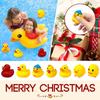 24 Stück Weihnachts-Gummienten Weihnachts-Adventskalender-Spielzeug Niedliche Feiertags-Gummienten Enten für Feierlichkeiten Weihnachtsfeier Mitgebsel