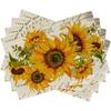 Printed Festival Party Placemats: Stain-Proof, Heat-Resistant Table Decoration