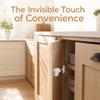 Hidden Cabinet Door Latch Easy Install Touch Catch Lock Mini Push To Open Latch  Cupboard Doors