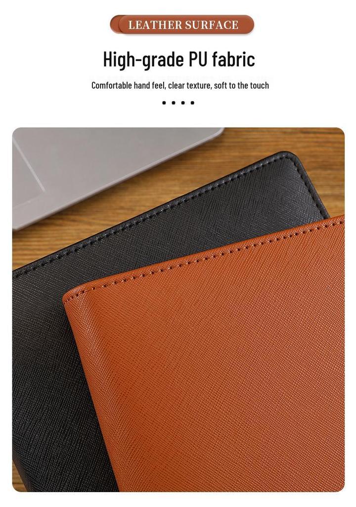 Custom Logo Retro A5 Business Notebook with Multi-Functional Cover