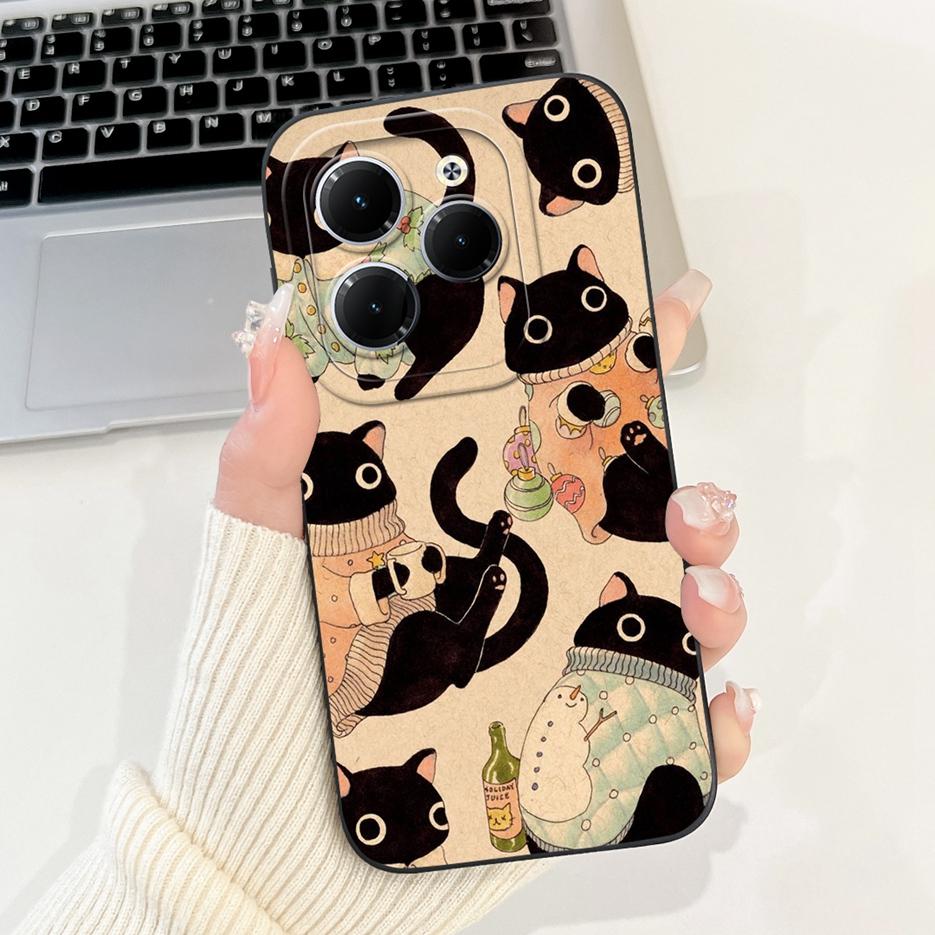 For Tecno Spark 20 Pro Case KJ6 Cute Animals Cartoon Cover Soft TPU Phone Case For Tecno Spark 20C Spark20 Pro Plus Fundas Coque
