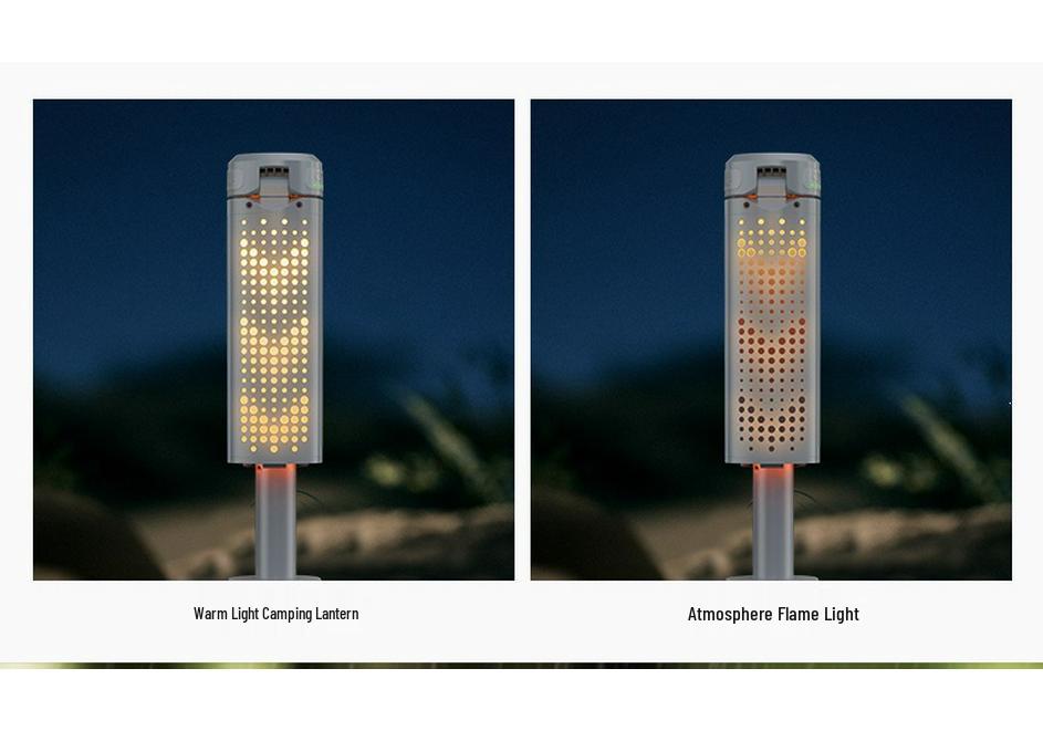 Multi-functional Foldable Camping Flashlight with 720° Stepless Steering and 3-LED All-Terrain Design