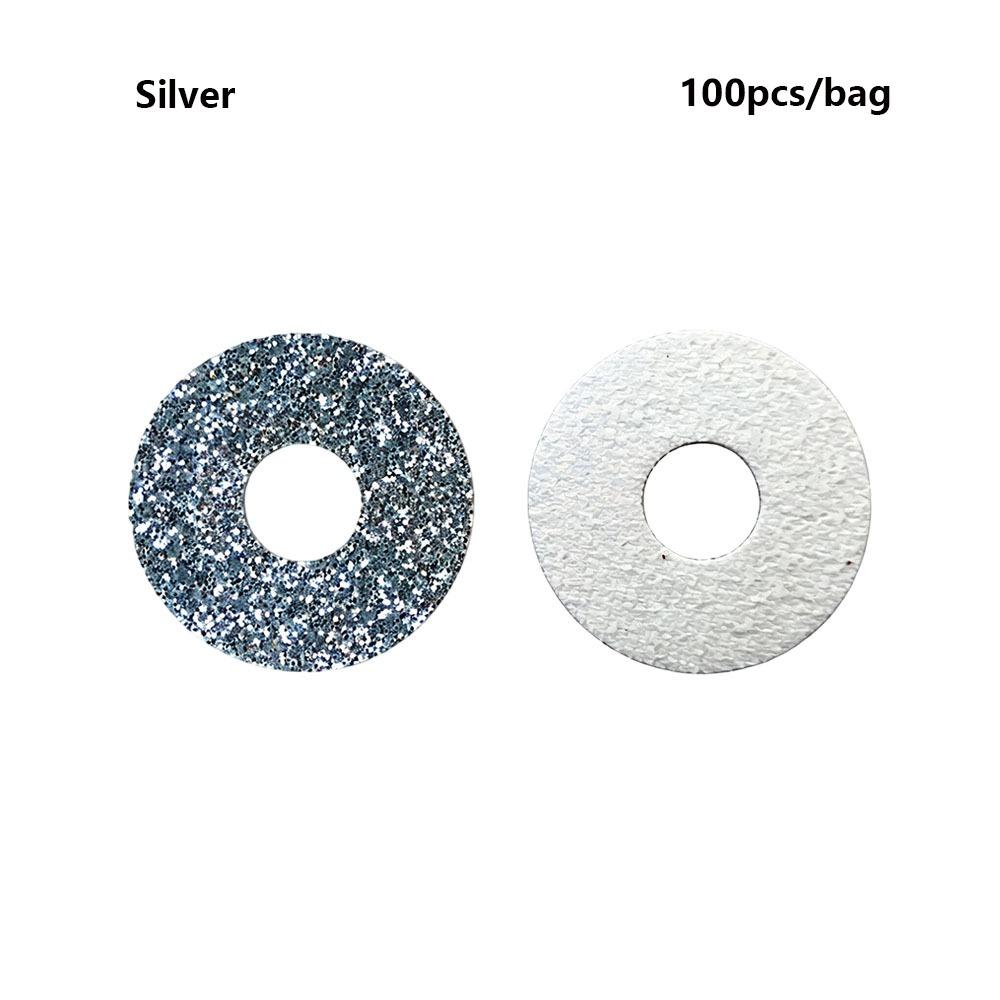 100pcs/bag 18mm Round Glitter Fabric Plastic 3D Comical Round Glitter Toy Eyes
