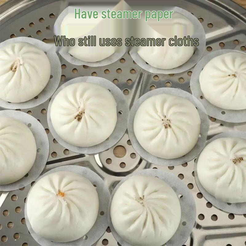 

ZISIZ Non-stick Round Steamer Paper Liners