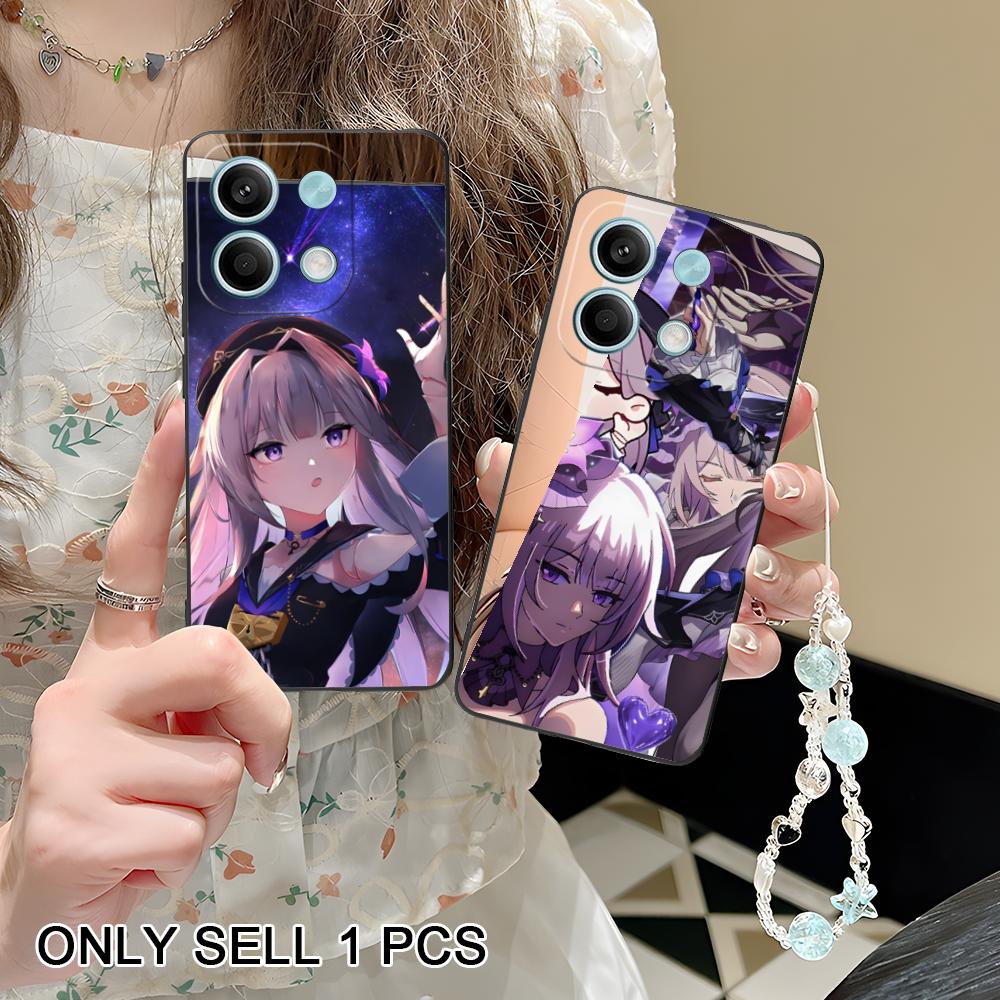 HSR Herta Matte TPU Mobile Phone Case for POCO M7 M6 M5 M4 M3 X7 X6 X5 X4 X3 Pro GT 5G Colorful Printing Cover
