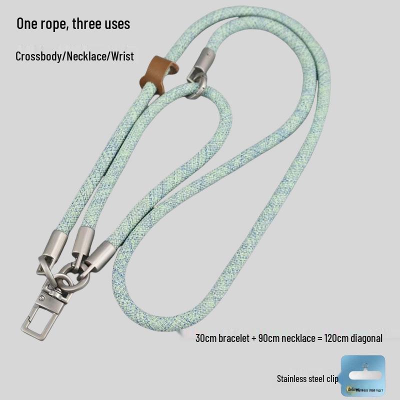 

Adjustable 3-in-1 Mobile Phone Lanyard Strap: Durable & Retractable for Men & Women