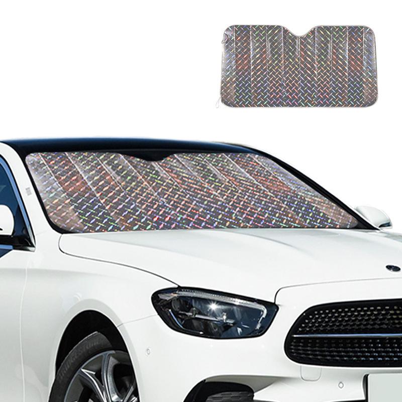 Laser Style Car Sunshade - Heat Insulation & UV Protection for Windshield